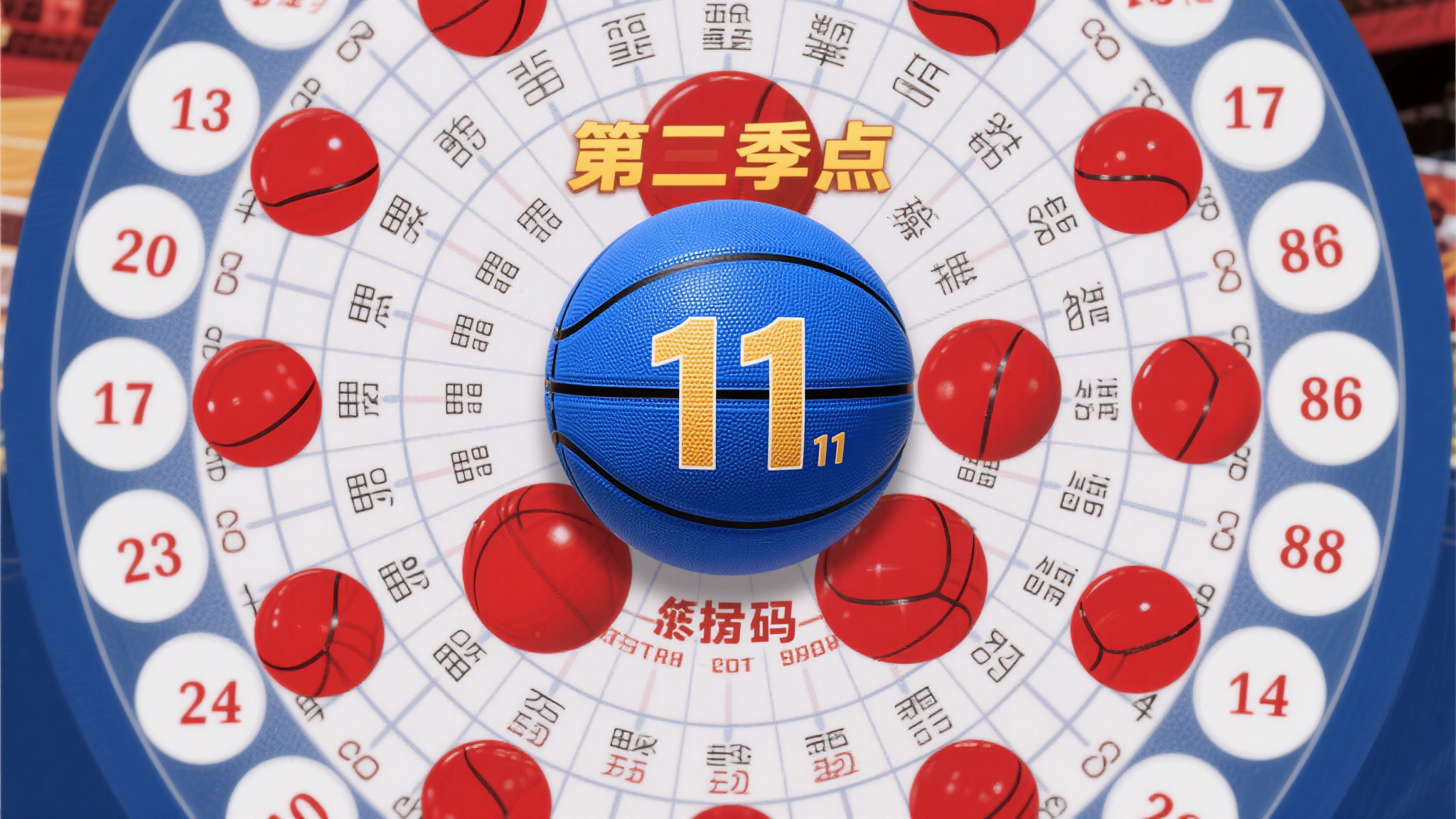 提到本期的重点——篮球胆码11