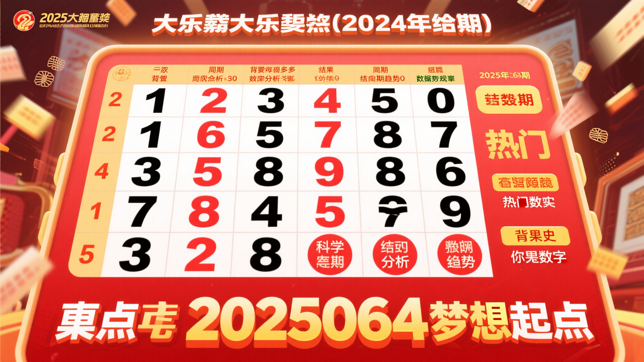 每一期大乐透的开奖都有其独特性