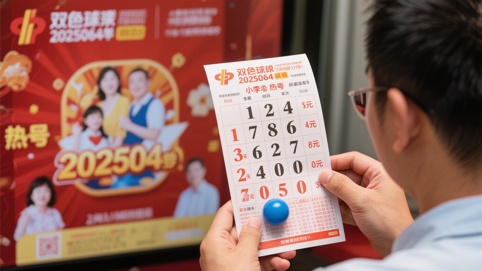 双色球2025064期购彩分享:10元每期投注的完整日记 在双色球2025064期的晒票